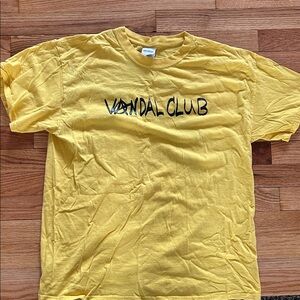 Gildan Yellow Graphic Tee